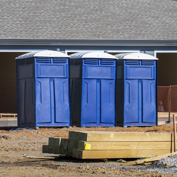 how do i determine the correct number of porta potties necessary for my event in Ackermanville